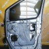 Дверь боковая Hyundai H1/Grand Starex TQ '2007- перед, прав в сборе (дефект, вмятина)