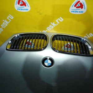 Капот BMW 3-Series E46 '2001-2005 рестайлинг в сборе, решётки хром, щумоизоляция 41617042893
