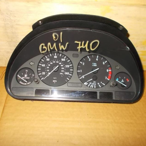 Панель приборов BMW 7-Series E38 '2001 (дефект стекла) USA 160 mph 250km/h