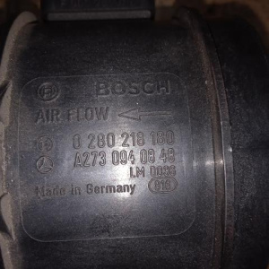 Расходомер Mercedes E-Class W211 M272E30 Bosch 0280218180 F00C2G77018