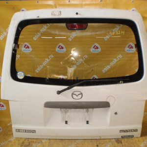 Дверь задняя Mazda/Nissan/Mitsubishi Bongo#Vanette#Delica SK82 99- низ.крыша,дефект.(Без замка)