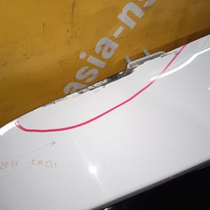 Дверь задняя KIA Sportage SL '2010-2015 спойлер, камера (дефект, вмятины) 737003U010