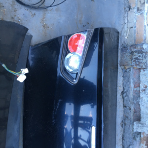 Крышка багажника Mitsubishi Galant Fortis/Lancer CY4A '2007-2014 (без замка) дефект вст.Р5614 черн.