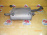 Глушитель Nissan Bluebird Sylphy QG10 QG18DE 2WD Задняя банка 20100-6N125 / 20100-6N126
