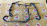 Патрубок радиатора печки Toyota 87240-35060 Land Cruiser Prado KDJ95-0020172 1KD-FTV КОМПЛЕКТ С КРАНОМ ВЕРХ + НИЗ