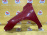 Крыло Hyundai i30 FD/JD '2009 перед, лев под повторитель, красное, царапины (Красный)