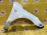Крыло Hyundai i30 FD/JD '2009 перед, прав под повторитель, синее/белое, царапины (Синий)