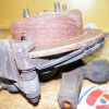 Ступица Toyota SV32/VZV30/VZV32/SV41 Camry/Vista зад, прав 2WD Без ABS.Дисковые тормоза.Суппорт(32-10).В сборе с диском и суппортом. 42304-20090.42304-20070