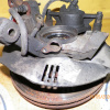 Ступица Toyota ST200/ST201/ST202/ST203/ST204/ST206/ST207 Carina ED/Corona Exiv перед, лев 2WD ABS.В сборе.Диаметр дисака- 255мм. Толщина-25мм.Суппорт-(57-25)