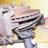 Ступица Toyota GX100/LX100/SX100/GX90/LX90 Chaser/Cresta/Mark II перед, лев 2WD ABS. В сборе с диском и суппортом. 43212-30140.43212-30141.43502-22080.43512-