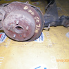Балка TOYOTA ACR40/MCR40/ANH15 4WD ABS DISK. Левая ступица голая. R