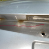 Крышка багажника Hyundai Sonata NF/EK '2005-2010 с фонарями (дефект, вмятина, ржавчина)