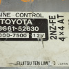 Компьютер Toyota Platz 2NZ-FE NCP15/NCP16 4WD a/t разъёмы компьютера в 2 ряда