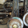 Ступица MITSUBISHI CU4W зад, прав 2WD ABS диск