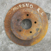 Диск тормозной Nissan/Infiniti Z50/TZ50/PZ50/PNZ50/Z51/CZ51/E51/ME51/MNE51/NE51/TU31/U31/S50/S51/Y51/V37 Murano/Elgrand/Presea R Вентилируемый.