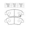 Колодки тормозные Honda Civic RN1/RN2/EU1/ES1/ES3/GJ1/GJ2/GE6/GE7/GE8/GB3/GB4/GK1/GK2 L15A ОСТАТОК 30-40% F 45022-S5A-J00/PF-8264