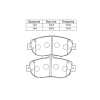 Колодки тормозные Toyota Altezza JCE15/UZZ40/JZS147/JZS160/UZS160L ОСТАТОК 30-40% F 04465-30231/PN1324