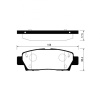 Колодки тормозные Toyota Mark II GX90/JZX90/JZX91/JZX93/LX90/MCX10/SX90/GS151 1G-FE R 04466-07010/PF-1323
