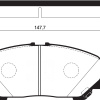 Колодки тормозные Toyota Estima ACR50/GSR50/GSR55 F 04465-28520/PN-1527