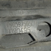Планка под стоп Opel Zafira A T98/F75/XM220 '2000 зад, лев Subaru Traviq, комплект с молдингом 090597595 90580803