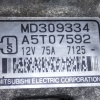 Генератор Mitsubishi 4G15 Libero CD2V old 2 конт. ( L/S ) 12V. 75A. карб. MD309334 / A5T07592