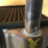 Радиатор печки TOYOTA GX90 медный дефект трубок