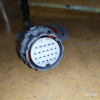 Разъём управления акпп Nissan Murano/Teana Z50/Z51/J31/U31 VQ35-DE R 2WD/4WD CVT наружный 22 контакта ( провода во всех отверстиях )
