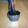 Разъём управления акпп Nissan Murano/Teana Z50/Z51/J31/U31 VQ35-DE R 2WD/4WD CVT наружный 22 контакта ( провода во всех отверстиях )
