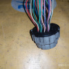 Разъём управления акпп Nissan Murano/Teana Z50/Z51/J31/U31 VQ35-DE R 2WD/4WD CVT наружный 22 контакта ( провода во всех отверстиях )