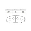 Колодки тормозные Toyota Hiace KCH46/KCH16/KCH10/VCH10/KZH100 3L ОСТАТОК 90 % R 04465-25040/PF-1237