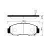 Колодки тормозные Honda Accord CL7/CL9/UA5/RA6/RA7/RG1/RB1/CU2/UC1/TA2 F23A ОСТАТОК 80-90% F 45022-SFE-J10/45022-S3N-000/45022-SEA-J11/PF-8445