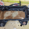 Накладка декоративная на двс Nissan M9R X-Trail T31 НИЗ 17575JG70A / 8200672464 / 8200638033