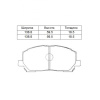 Колодки тормозные Toyota Highlander ACU20/ACU25/MCU20/MCU23L/MCU25/MCU28L 1MZ-FE ОСТАТОК 90% F 04465-48030/PF-1457