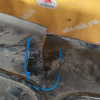 Подкрылок SUBARU Legacy BHE перед, лев Дефект 59110-AE030