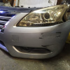 Ноускат Nissan Sylphy B17 MRA8 '2012-2020 Без трубок охлаждения Дефект R фары + бачок омывателя+адсорбер ф.W0613 xenon тум.A061715