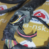 Коса ДВС Toyota 1NZ NCP42 2WD a/t ДЕФЕКТ U340E 9к.+  компьютер 89661-0D160 разъём компьютера в 4 ряда мех. заслонка
