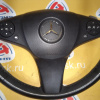 Руль Mercedes C-Class W204/W212 '2008 3 спицы кожа с кнопками, крышка без Airbag A2048604302 A2044602703
