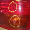 Стоп BMW X5 E70 '2008 R трещина и царапины на стекле 63217200818