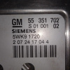 Блок управления двс Opel Astra G T98/F69 2H9/Z18XE '2002 Siemens 5WK91720 55351702