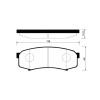 Колодки тормозные Toyota Land Cruiser LJ78/FJ80/VZJ90/KZJ95/GRJ120/TRJ150/VZN210 2UZ-FE ОСТАТОК 50% R 04466-60010/PF-1243