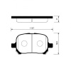 Колодки тормозные Toyota Nadia ACN10/SXN10/ACM10/SXV25/MCV20/MCV21/MCV25/MCU15/MCU10 1MZFE ОСТАТОК 90% F 04465-33121/PF-1401