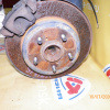 Балка SUZUKI YB41S/YB11S SX4 4WD ABS Disk. В  сборе с тросами ручника. R