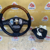 Руль Cadillac SRX GMT265 '2007 3 спицы мультируль с кнопками (дефект кожи и лака) 15913730