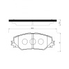 Колодки тормозные Toyota RAV4 ACA30/ACA33/ACA38/ANA10/ASA33/ASA44/GGA10/GSA33 2AZ-FE ОСТАТОК 60% F PF-1530/04465-02230
