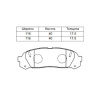 Колодки тормозные Toyota Mark II/Chaser/Cresta GX100/JZX100/LX100/SX100 1G-FE ОСТАТОК 50-60% R 04466-22150/PF-1409