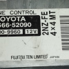 Компьютер Toyota Vitz 89666-52090 2NZ NCP15 4WD m/t разъёмы компьютера в 4 ряда