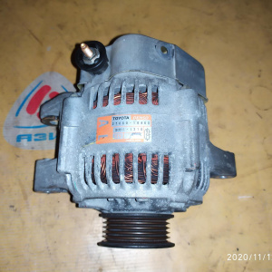 Генератор Toyota 4A-FE/5A-FE/7A-FE Carina/Corolla AE100/AE110/AT190/AT210 NEW 3 конт. овальный разъем, пробег 20 т. км. 27060-16460 / 102211-1210