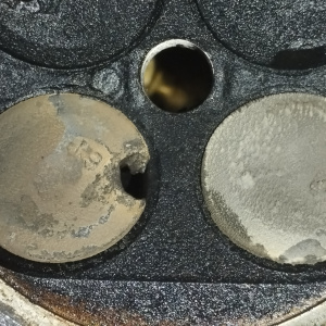 Головка блока Mitsubishi 4G63 RVR N23W 16 клап DOHC NEW ПРОГАРЕЛ 1-н ВЫПУСКНОЙ КЛАПАН ( G6K )