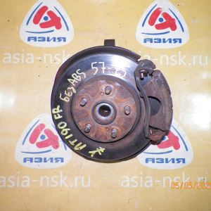 Ступица Toyota ST190/ST191/CT190/AT190/AT191/AT192 Caldina/Corona/Carina 3S-FE/4S-FE перед, прав 2WD Без ABS. В сборе.5шпилек. Суппорт-(57-25).Диаметр диска-2