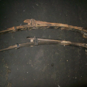 Рессора MITSUBISHI P25W Delica ЦЕНА ЗА 1ШТ MB631472/ MB339494